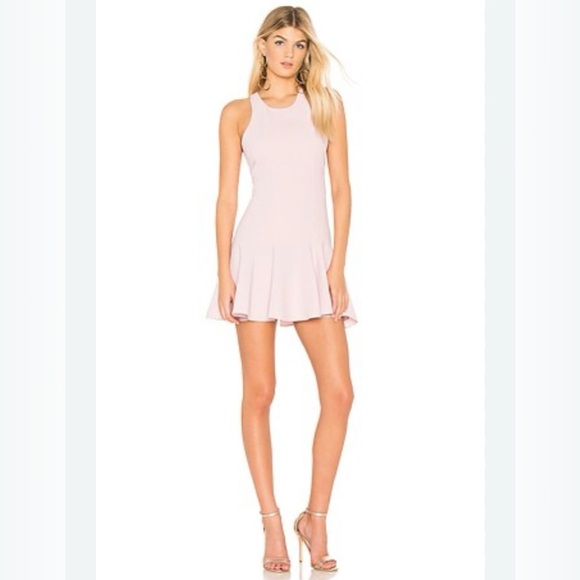 Amanda Uprichard | Bellina Dress in Rose Quartz - Picture 1 of 6